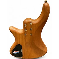 Used Schecter Guitar Research Stiletto Custom 5 String Natural Electric Bass Guitar
