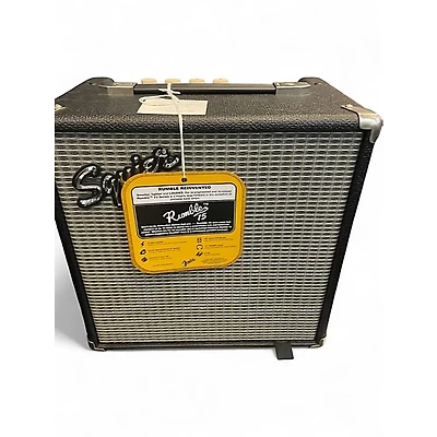 Used Fender Rumble 15 15W 1X8 Bass Combo Amp