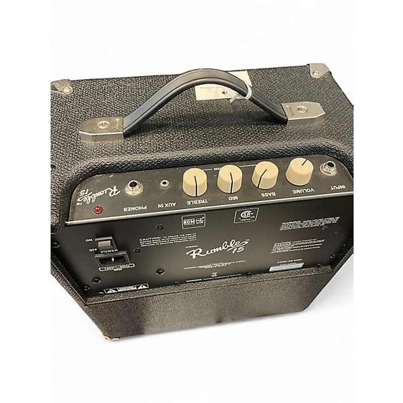 Used Fender Rumble 15 15W 1X8 Bass Combo Amp