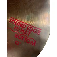 Used Paiste 13in 2002 SOUND EDGE HI HAT PAIR Cymbal