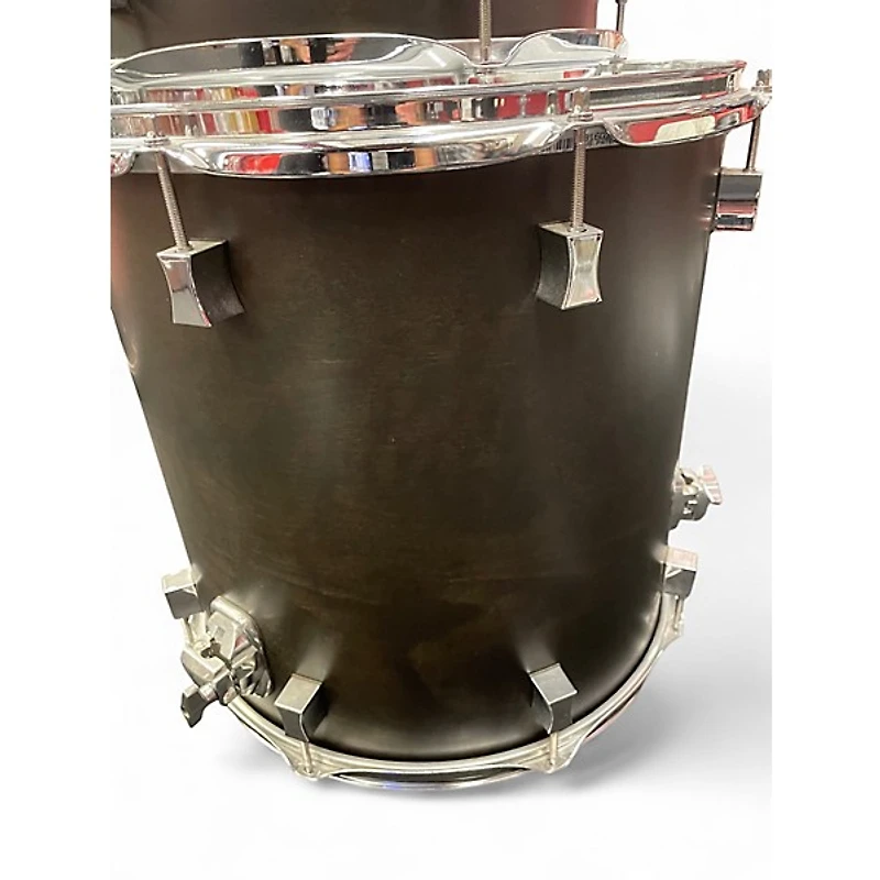 Used Pork Pie 3 Piece Little Squealer 3 Pc Drum Kit Satin Ebony Drum Kit