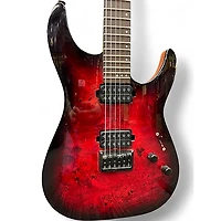 Used Schecter Guitar Research CR-6 Black Cherry Burst Solid Body Electric Guitar