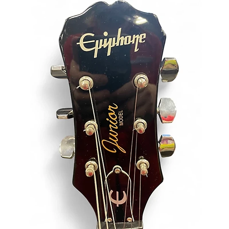 Used Epiphone Les Paul Junior 2 Color Sunburst Solid Body Electric Guitar