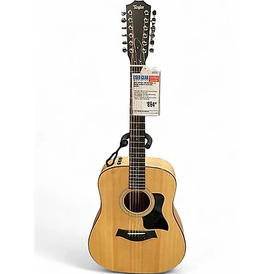 Used Taylor 150E Natural 12 String Acoustic Electric Guitar
