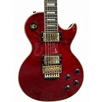 Used Epiphone Alex Lifeson Les Paul Custom Axcess Ruby Solid Body Electric Guitar