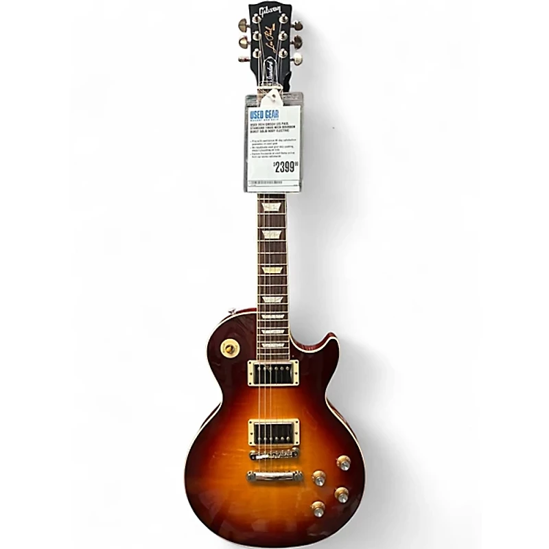 Used 2024 Gibson Les Paul Standard 1960S Neck Bourbon Burst Solid Body Electric Guitar