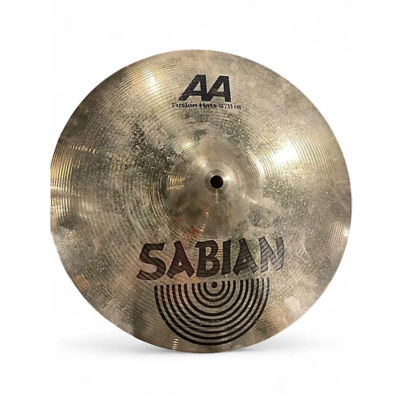 Used SABIAN 13in AA Fusion Hi Hat Pair Cymbal
