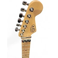 Used EVH Striped Series Black and White Solid Body Electric Guitar