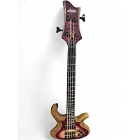 Used Schecter Guitar Research Riot 4 String Aurora Burst Electric Bass Guitar
