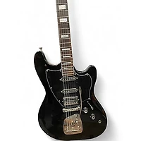 Used Guild SURFLINER DELUXE Black Solid Body Electric Guitar