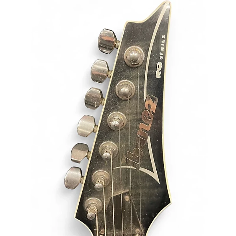 Used Ibanez RG4EXFM1 Trans Black Solid Body Electric Guitar