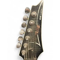 Used Ibanez RG4EXFM1 Trans Black Solid Body Electric Guitar