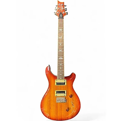 Used PRS SE Custom 24 2 Tone Sunburst Solid Body Electric Guitar