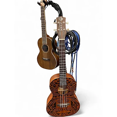 Used Luna UKE TRIBAL TENOR Natural Ukulele