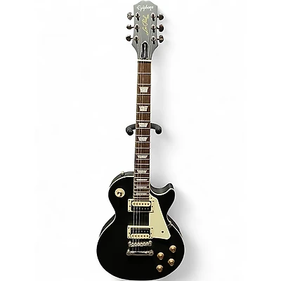 Used Epiphone Les Paul Traditional Pro IV WORN EBONY Solid Body Electric Guitar