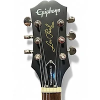 Used Epiphone Les Paul Traditional Pro IV WORN EBONY Solid Body Electric Guitar