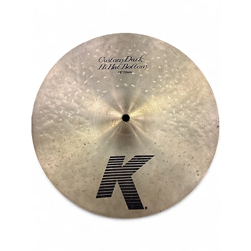 Used Zildjian 13in K Custom Dark Hi Hat Pair Cymbal