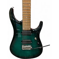 Used Sterling by Music Man John Petrucci JP157 7 String Emerald Green Solid Body Electric Guitar