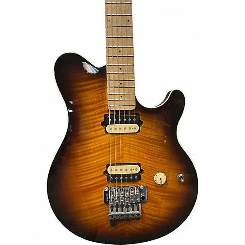 Used Ernie Ball Music Man Axis Tobacco Burst Solid Body Electric Guitar