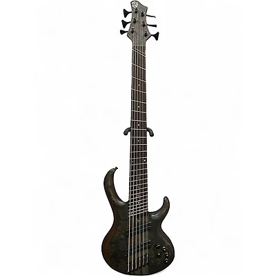 Used Ibanez BTB806MS Trans Gray Electric Bass Guitar