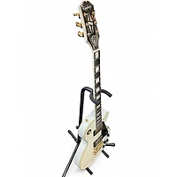 Used Epiphone Les Paul Custom Alpine White Solid Body Electric Guitar