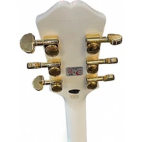 Used Epiphone Les Paul Custom Alpine White Solid Body Electric Guitar