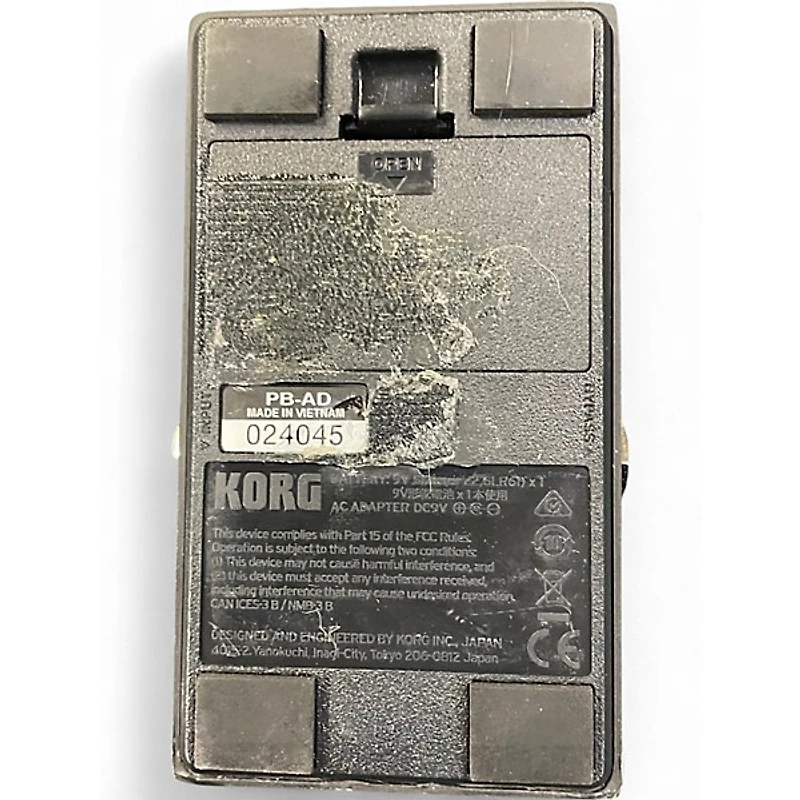 Used KORG PB-AD Tuner Pedal