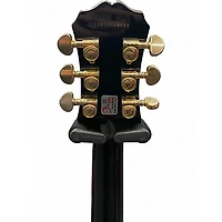 Used Epiphone Les Paul Custom Pro Black and Gold Solid Body Electric Guitar