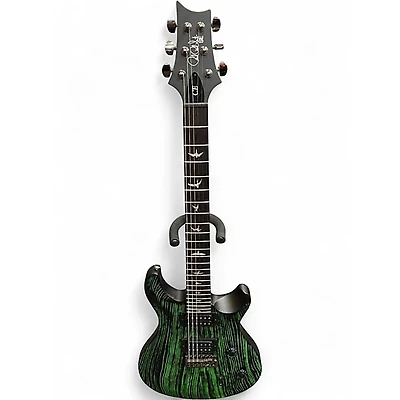 Used PRS SE Swamp Ash CE 24 Sandblasted Green Solid Body Electric Guitar