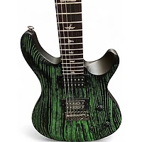 Used PRS SE Swamp Ash CE 24 Sandblasted Green Solid Body Electric Guitar