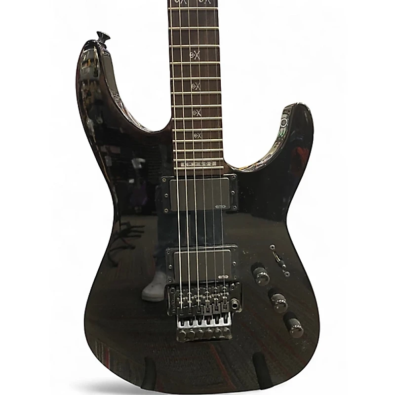 Used ESP LTD KH602 Kirk Hammett Signature Black Solid Body Electric Guitar