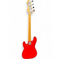 Used Fender Standard Precision Bass Red Electric Bass Guitar