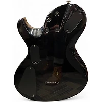 Used Schecter Guitar Research Damien Elite Solo Black Solid Body Electric Guitar