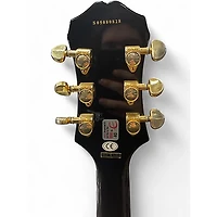 Used Epiphone Sheraton Black Hollow Body Electric Guitar