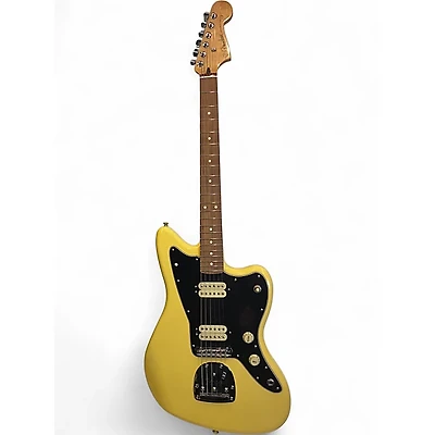 Used Fender Modern Player Jazzmaster HH Vintage Yellow Solid Body Electric Guitar