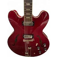 Used Epiphone Riviera Sparkling Burgundy Hollow Body Electric Guitar