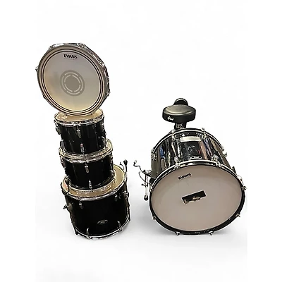 Used Pearl 5 Piece Roadshow Black Drum Kit