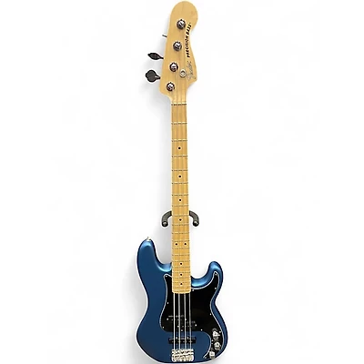 Used Fender American Performer Precision Bass Blue Electric Bass Guitar