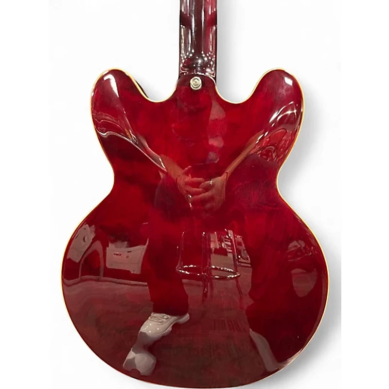 Used Epiphone Noel Gallagher Riviera DARK WINE RED Hollow Body Electric Guitar