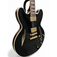 Used Epiphone EMILY WOLFE SHERATON Satin Black Hollow Body Electric Guitar