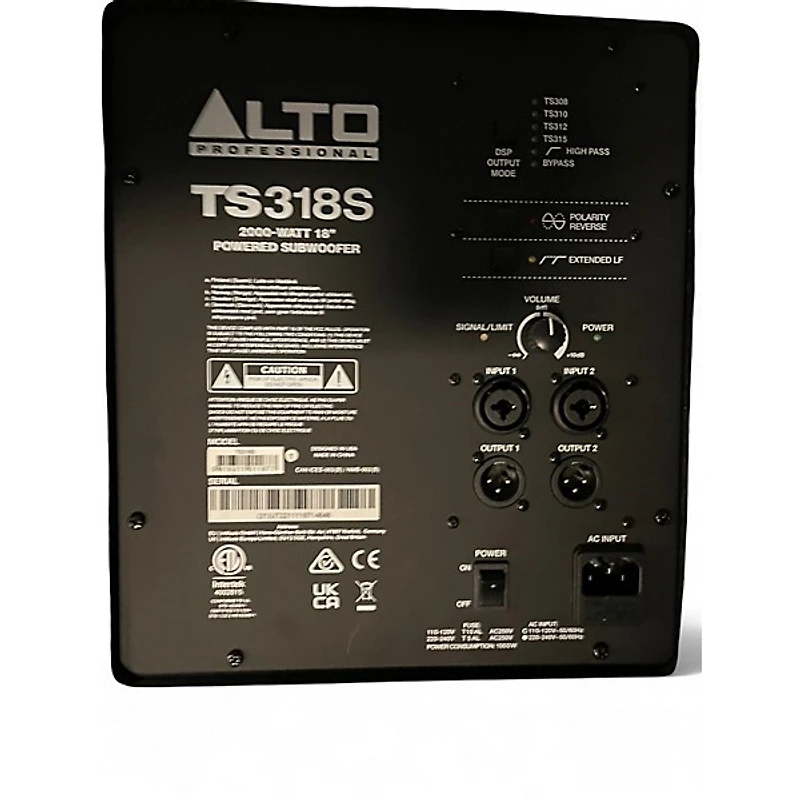 Used Alto TS318S Powered Subwoofer