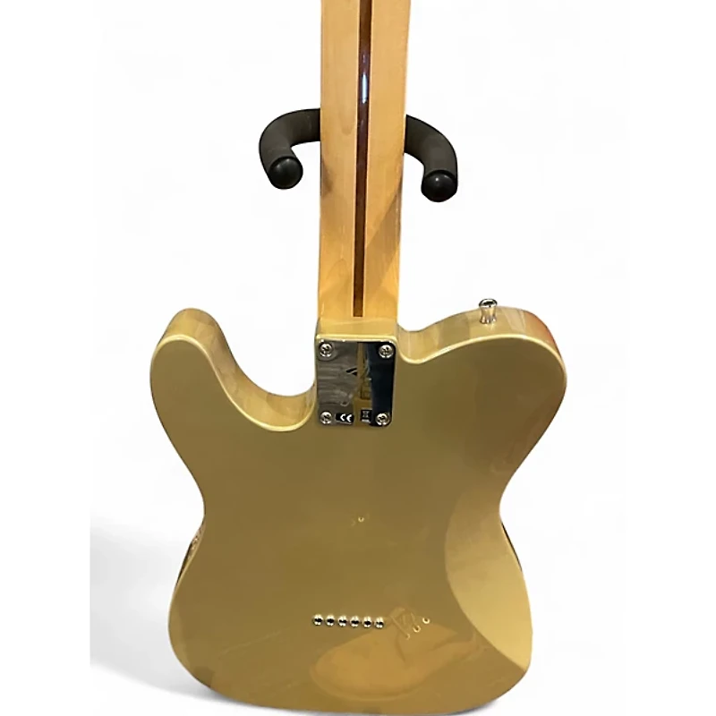 Used Fender Chris Shiflett Telecaster Deluxe Gold Solid Body Electric Guitar