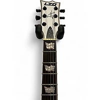 Used ESP LTD James Hetfield Signature Iron Cross Snow White Solid Body Electric Guitar