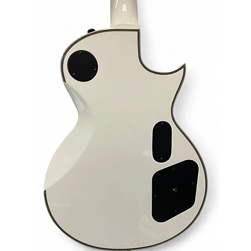 Used ESP LTD James Hetfield Signature Iron Cross Snow White Solid Body Electric Guitar