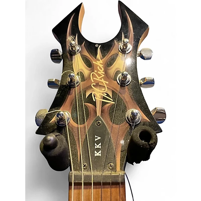 Used B.C. Rich KKVFG2 Kerry King V2 Black Solid Body Electric Guitar