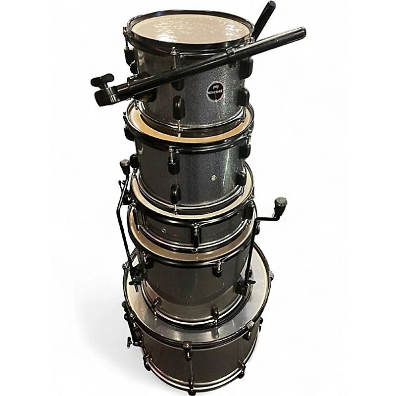 Used PDP by DW 5 Piece ENCORE Black Onyx Drum Kit