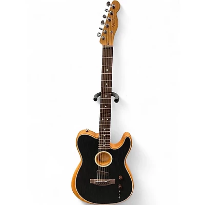 Used Fender Acoustasonic Player Telecaster NATURAL Acoustic Electric Guitar