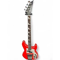 Used Jackson X Series Concert CBXNT DX IV Rocket Red Electric Bass Guitar