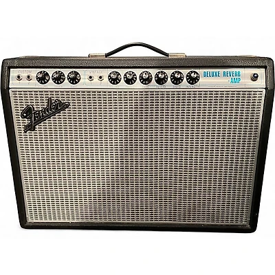 Used Fender 68 Custom Deluxe reverb Tube Guitar Combo Amp