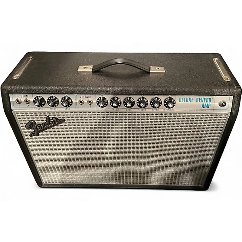Used Fender 68 Custom Deluxe reverb Tube Guitar Combo Amp